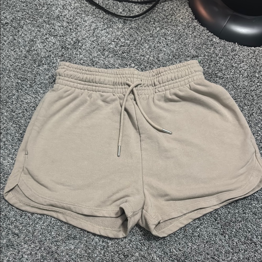 H&M Beige Athletic Shorts
